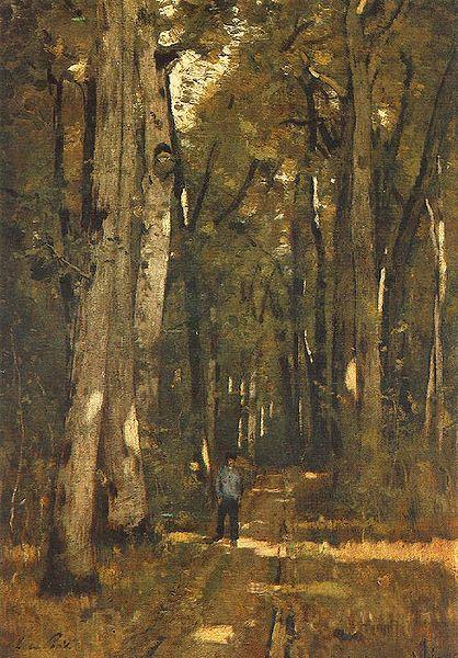 Laszlo Paal In the Forest of Fontainebleau Spain oil painting art